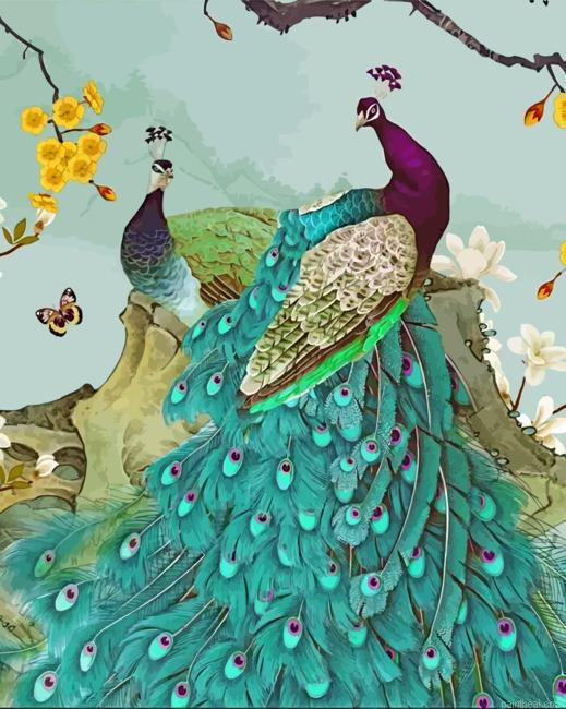 Blue peacock painting by numbers.jpeg