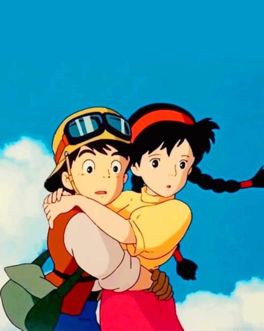 Castle in the sky animes painting by numbers.jpeg