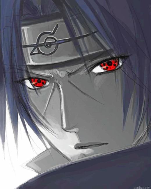 Cool itachi uchiha animes painting by numbers.jpeg