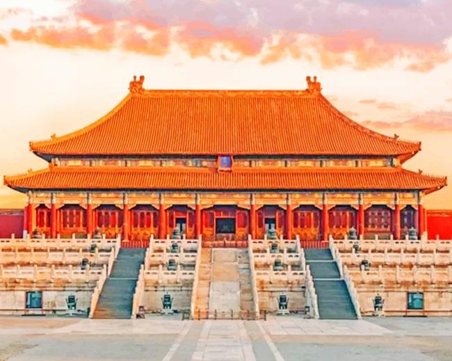 Forbidden city beijing china new painting by numbers.jpeg