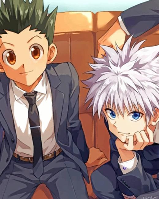 Gon and killua new painting by numbers.jpeg