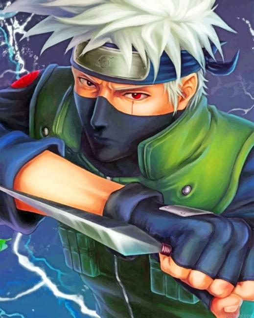 Kakashi animes painting by numbers.jpeg