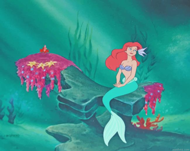 Mermaid ariel painting by numbers.jpeg