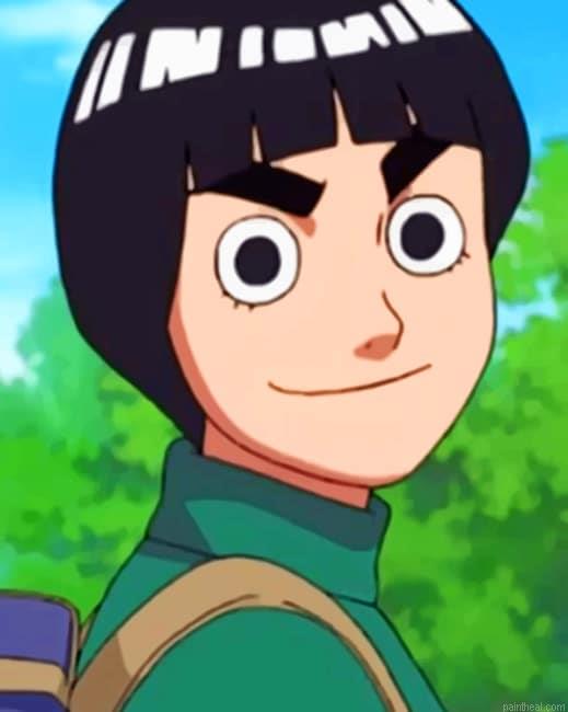 Rock lee anime new painting by numbers.jpeg