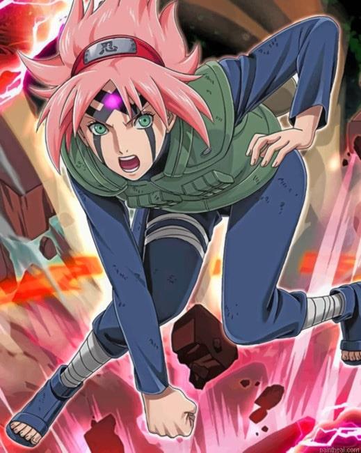 Sakura haruno naruto new painting by numbers.jpeg