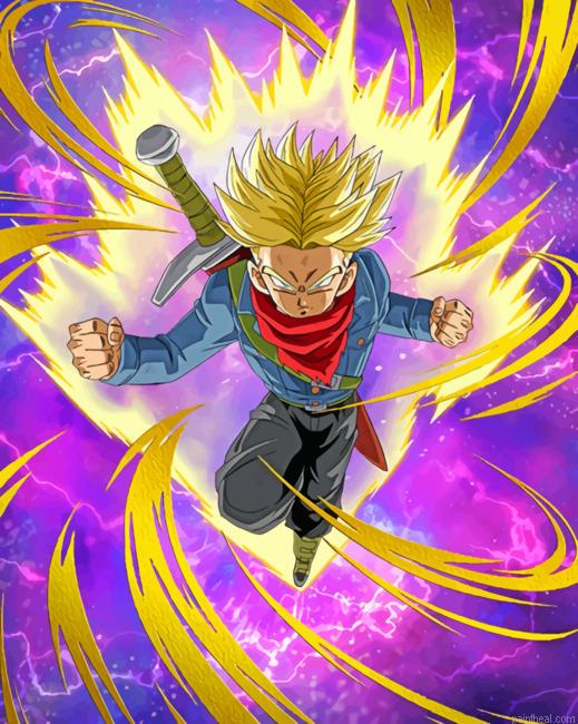 Super saiyan trunks painting by numbers.jpeg