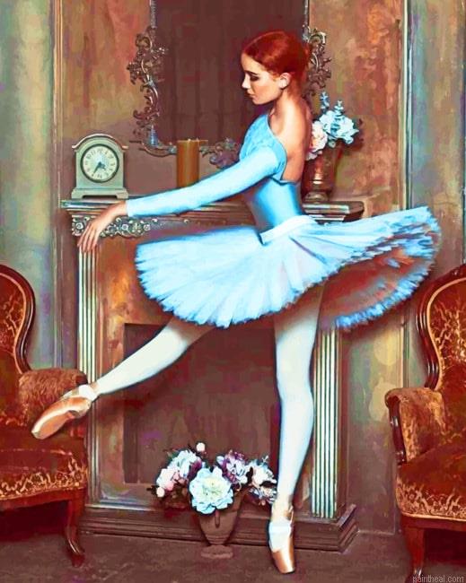 Vintage ballerina dancing women painting by numbers.jpeg