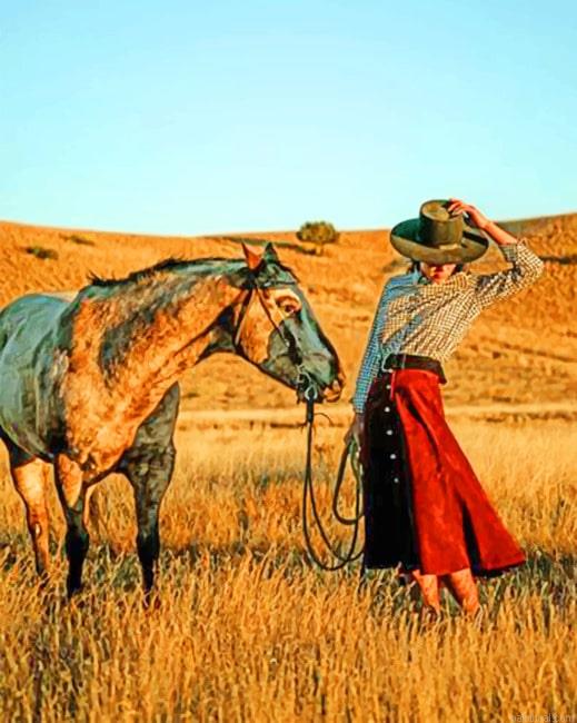 Western woman cowgirls painting by numbers.jpeg